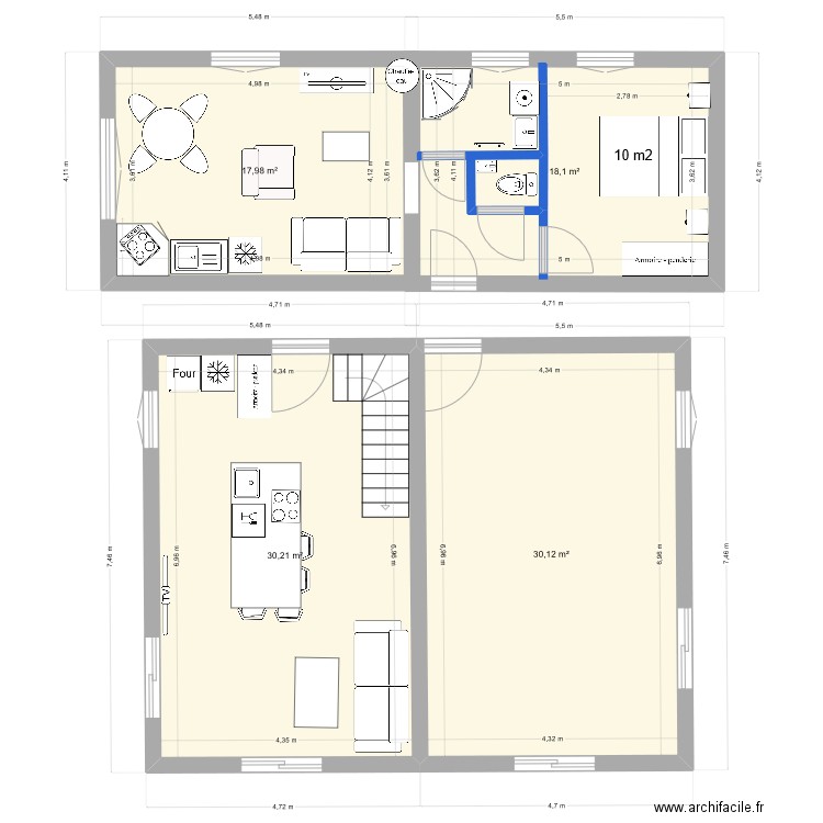 Chambly - 1ère version. Plan de 0 pièce et 0 m2