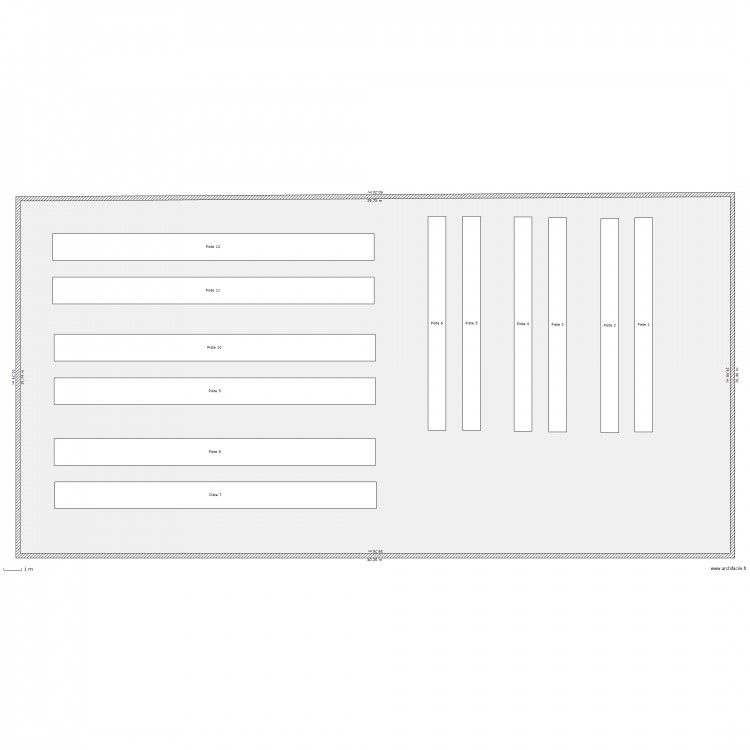 Salle Vallier-Critérium. Plan de 0 pièce et 0 m2