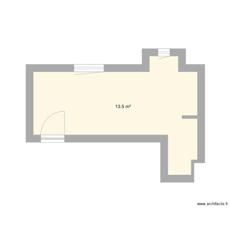 Plan chambre RC. Plan de 0 pièce et 0 m2