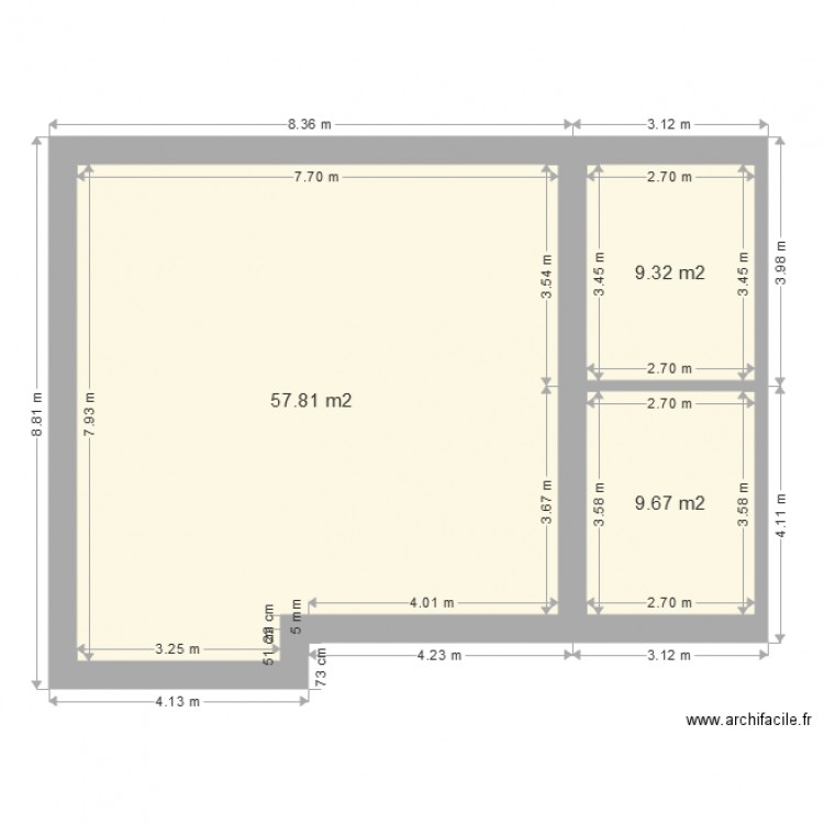 Plan 2D Costantini. Plan de 0 pièce et 0 m2