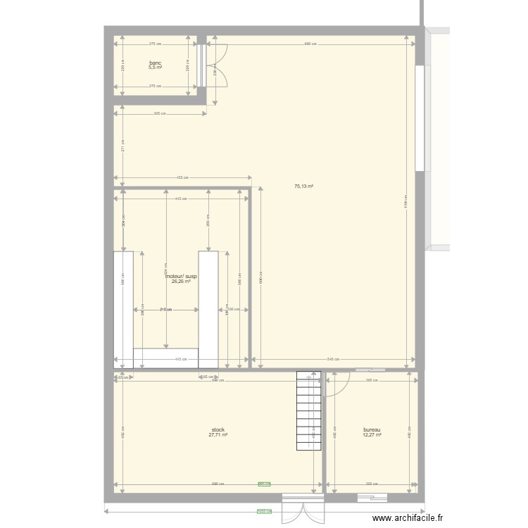 Childé rdc. Plan de 0 pièce et 0 m2