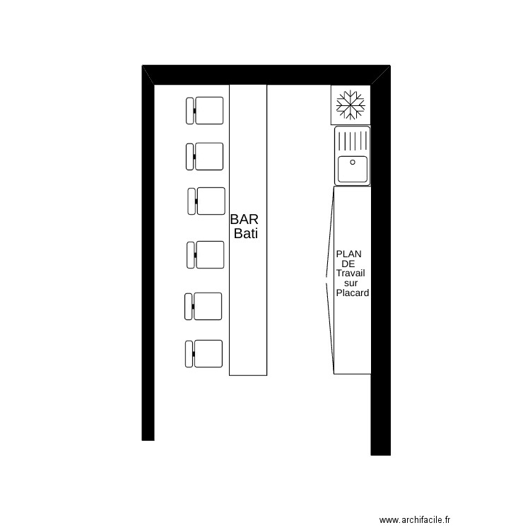 cuisine d'été. Plan de 0 pièce et 0 m2