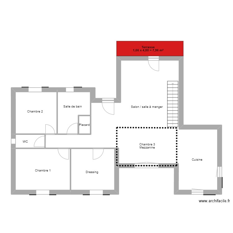 Maion avant. Plan de 0 pièce et 0 m2