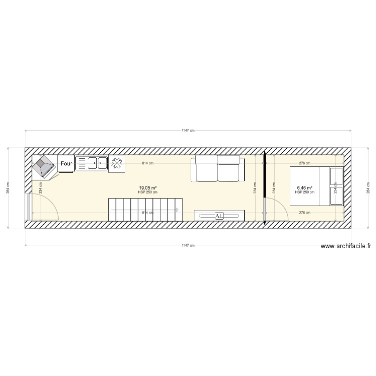 appartement T3. Plan de 0 pièce et 0 m2