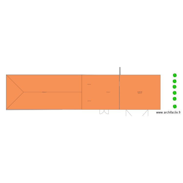 GARAGE PISCINE MOULIN 3. Plan de 0 pièce et 0 m2