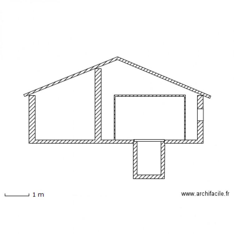 garage facade est. Plan de 0 pièce et 0 m2