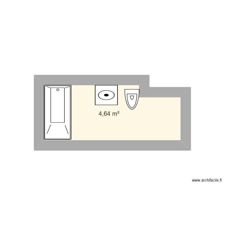 sdb. Plan de 0 pièce et 0 m2