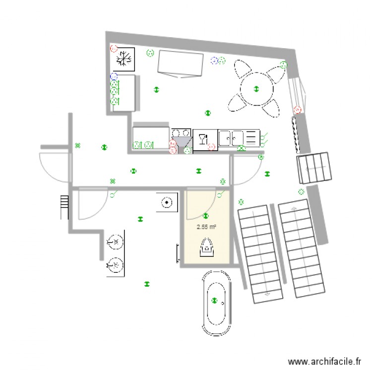 NONTRON. Plan de 0 pièce et 0 m2