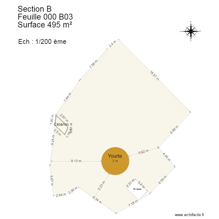 Plan masse futur. Plan de 0 pièce et 0 m2