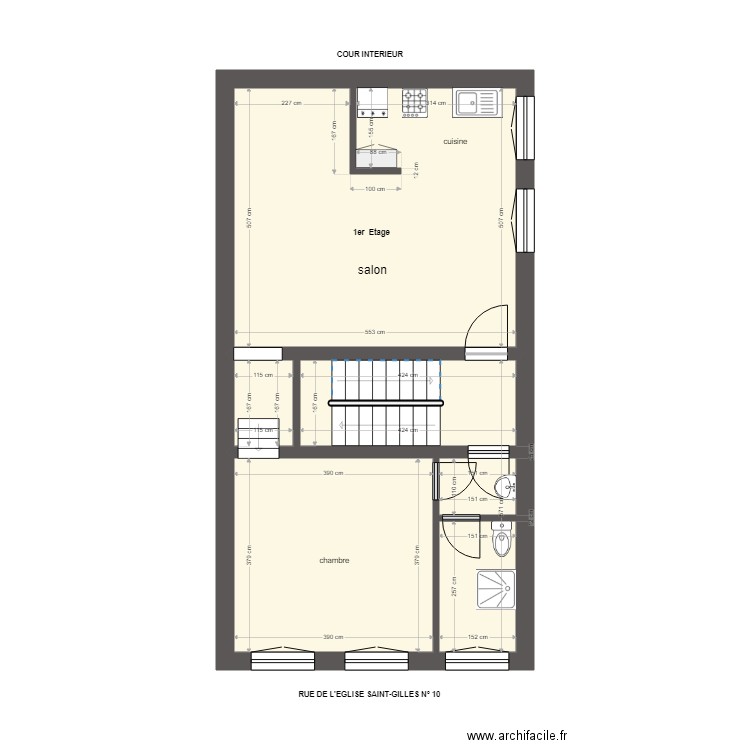 ETAGE 1er a. Plan de 0 pièce et 0 m2