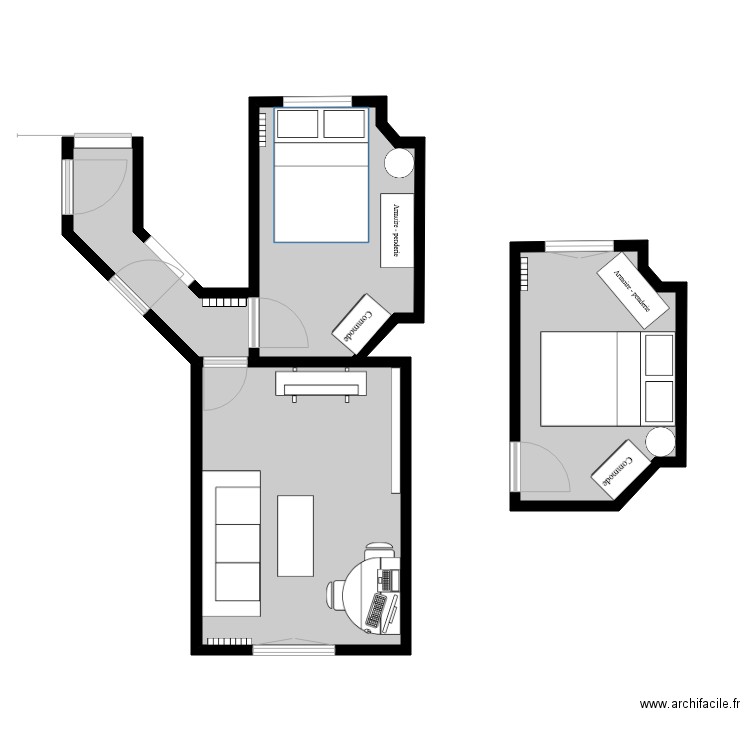 Appartement Louis Braille. Plan de 0 pièce et 0 m2