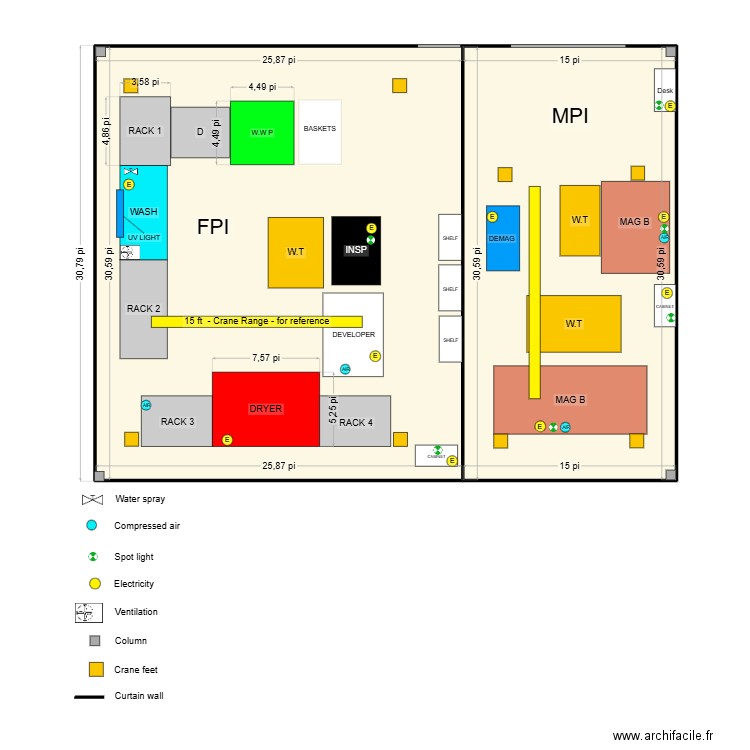 Avion. Plan de 0 pièce et 0 m2