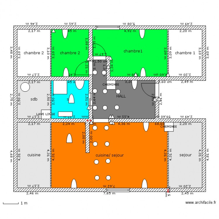 SCHEMA ELECTRIQUE INTERS ET LUMINAIRES. Plan de 0 pièce et 0 m2