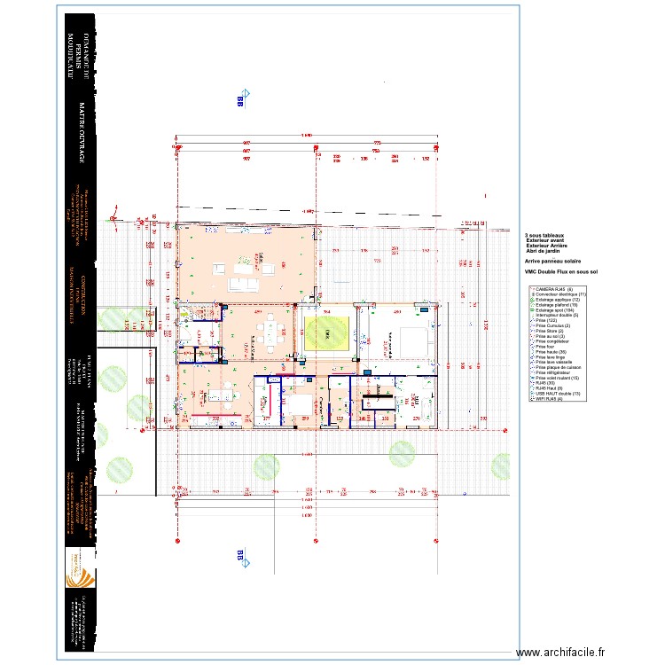 Beautheil Saints - Electicité V2. Plan de 0 pièce et 0 m2