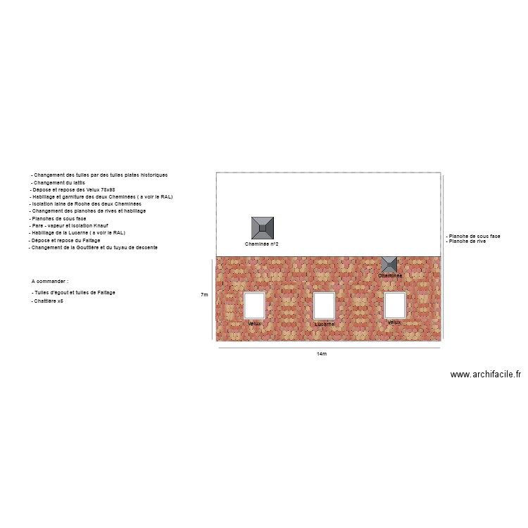 Toiture riquewihr. Plan de 0 pièce et 0 m2