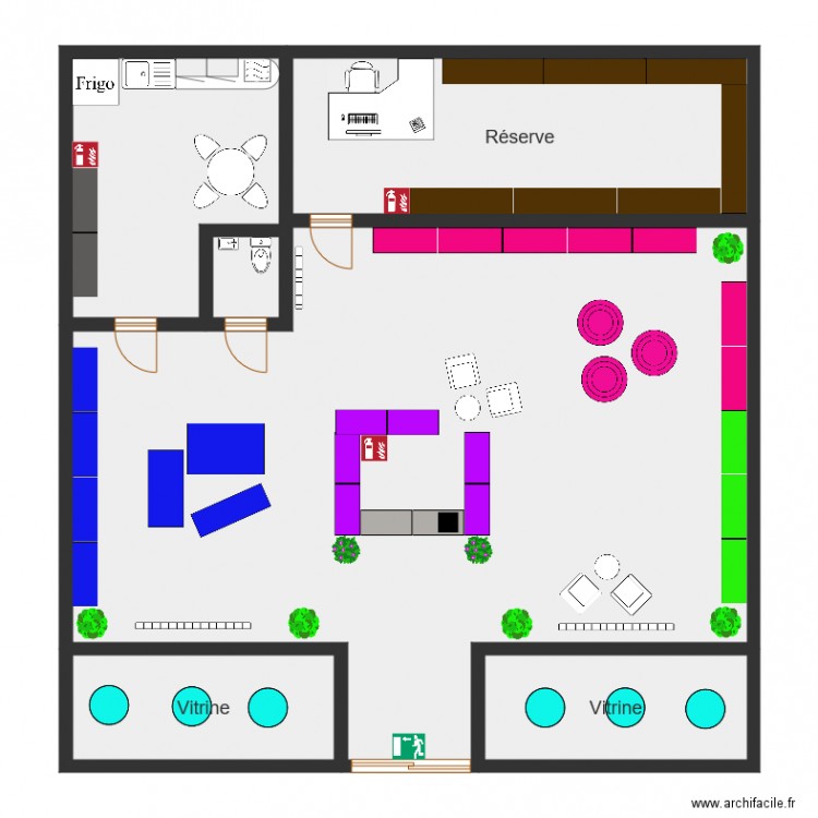 EAC PARFUMERIE. Plan de 0 pièce et 0 m2