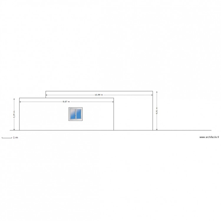 FACADE SUD. Plan de 0 pièce et 0 m2