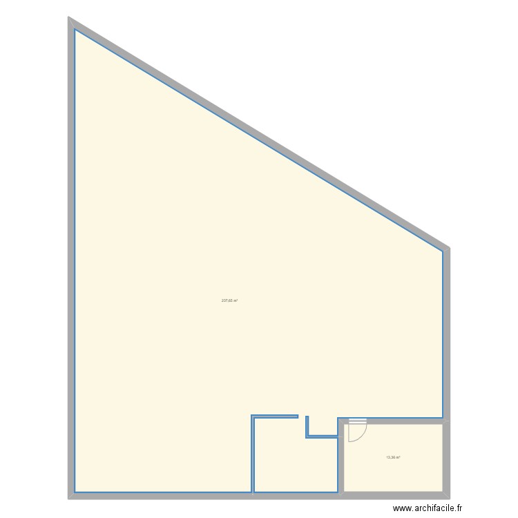 sadek. Plan de 2 pièces et 251 m2