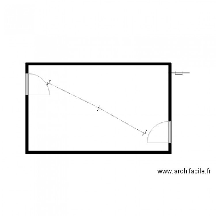 Va et vient architectural. Plan de 0 pièce et 0 m2