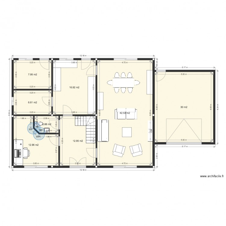 DUPLEX 2. Plan de 0 pièce et 0 m2