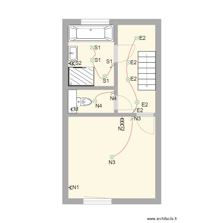 Etage1. Plan de 0 pièce et 0 m2