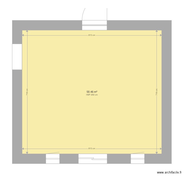 PONCAY. Plan de 0 pièce et 0 m2