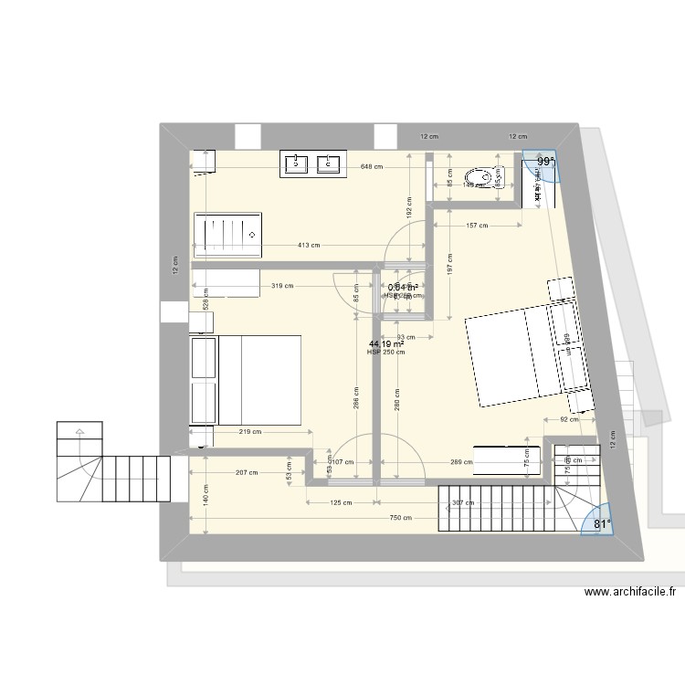 auzat. Plan de 0 pièce et 0 m2