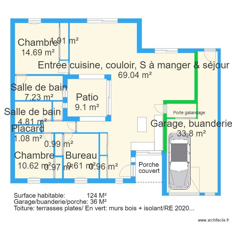 Plan maison 2023. Plan de 0 pièce et 0 m2