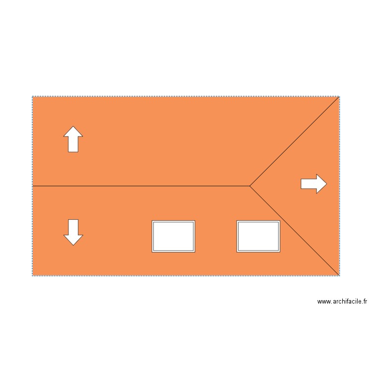 Plan Toiture. Plan de 0 pièce et 0 m2