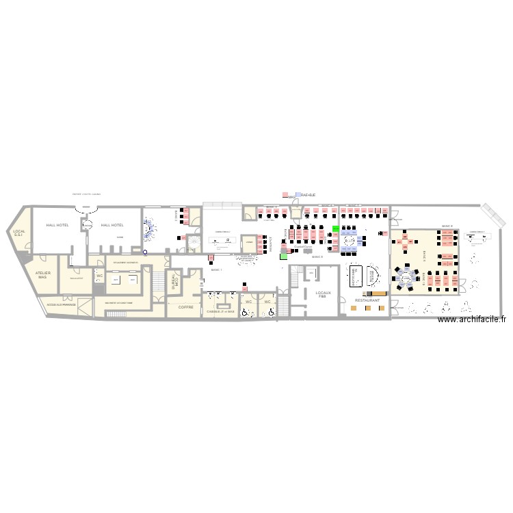 Plan de salle RDC au 30 Juin 2021. Plan de 0 pièce et 0 m2