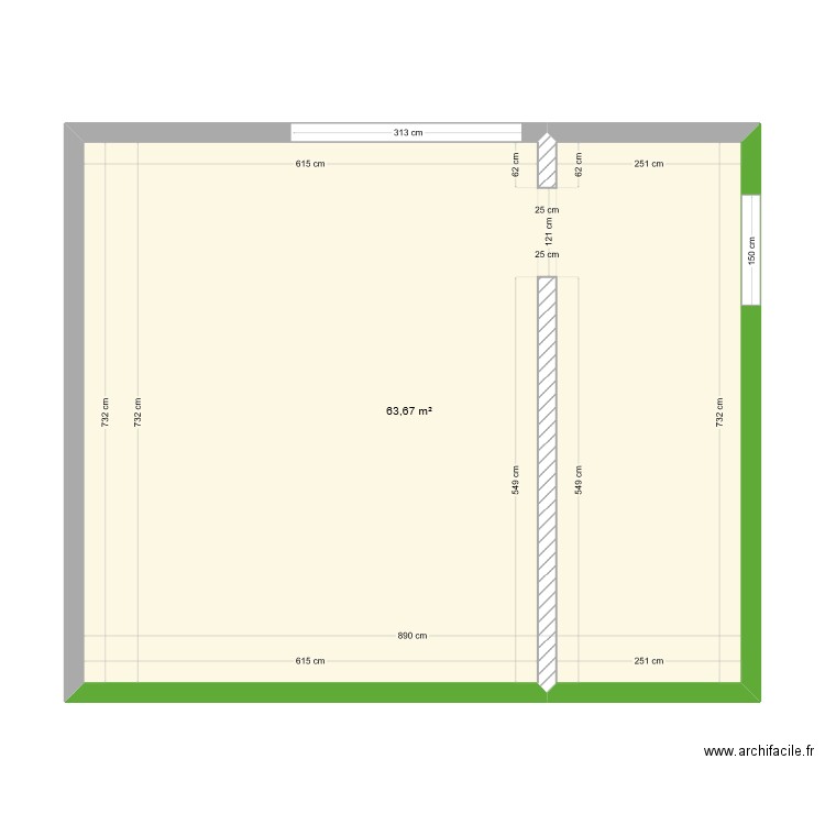 extension surcamps. Plan de 0 pièce et 0 m2