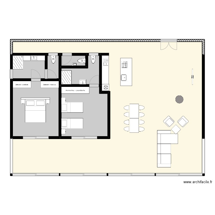 RW 02. Plan de 7 pièces et 178 m2