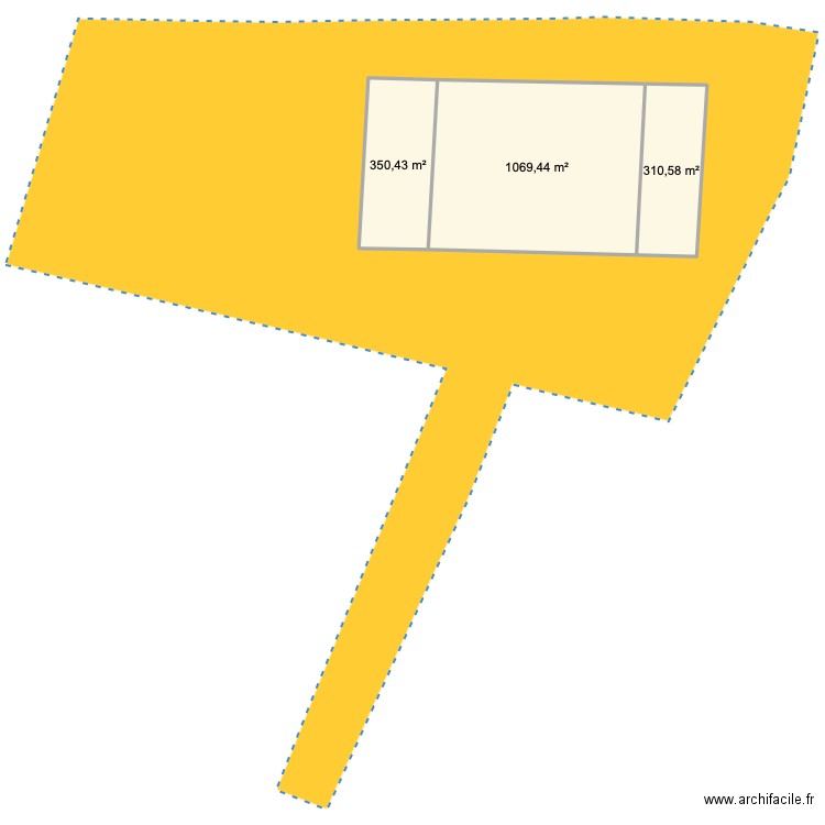 piscine. Plan de 1 pièce et 1744 m2