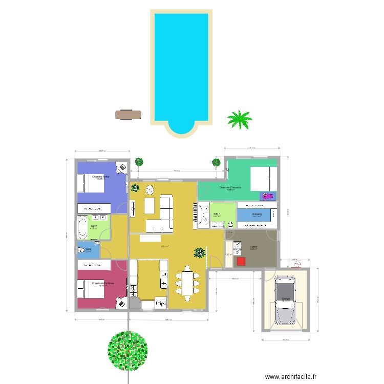 Projet Maison3. Plan de 0 pièce et 0 m2