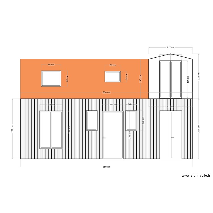 maison epinal arrière. Plan de 0 pièce et 0 m2