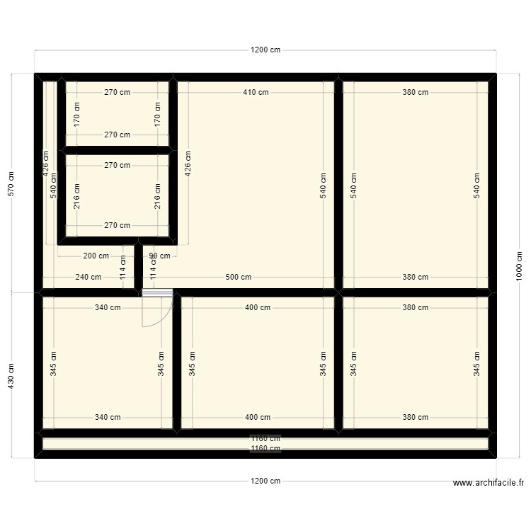 Plan de terrain 12mx10m Client +218 93 18 49 858. Plan de 9 pièces et 101 m2