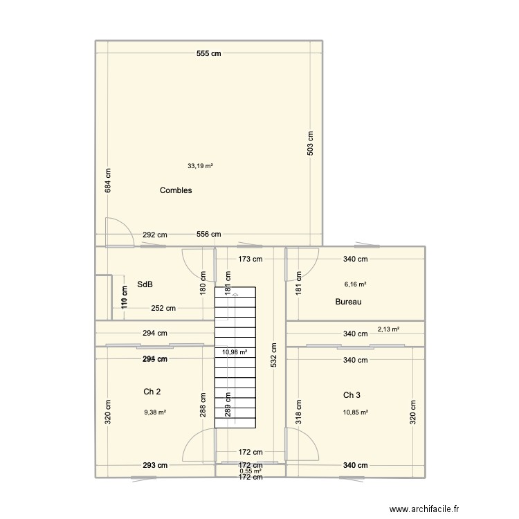 maison Florian 1er FUTUR. Plan de 7 pièces et 73 m2