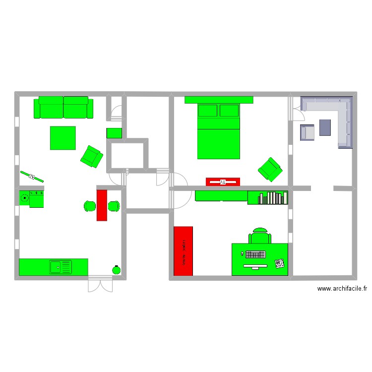 Boulogne-sur-Mer. Plan de 8 pièces et 180 m2