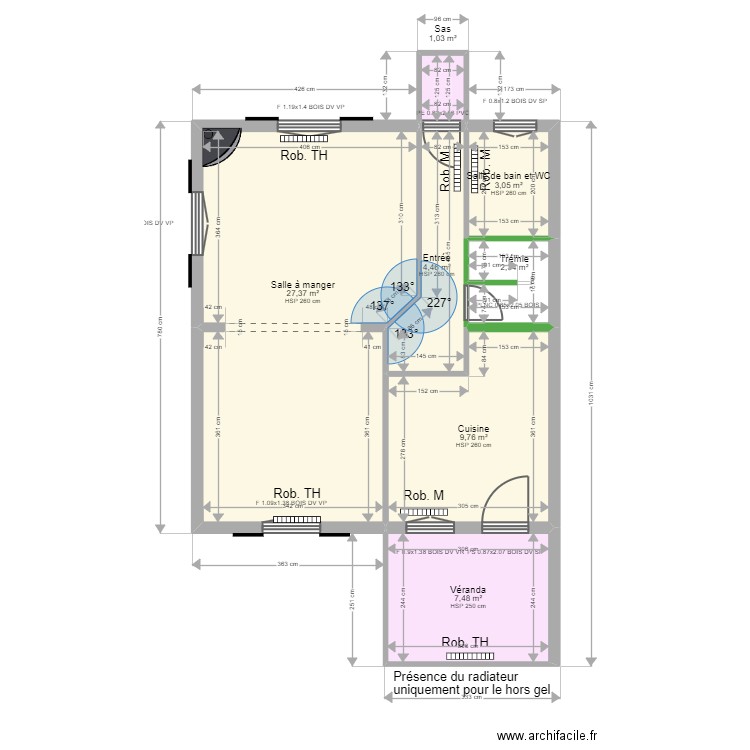 ML24010428. Plan de 18 pièces et 149 m2