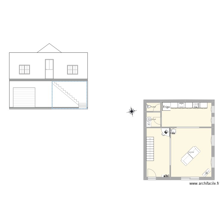 plan projet client. Plan de 12 pièces et 171 m2