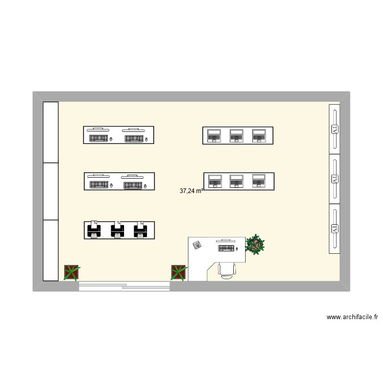 mattéo. Plan de 1 pièce et 37 m2