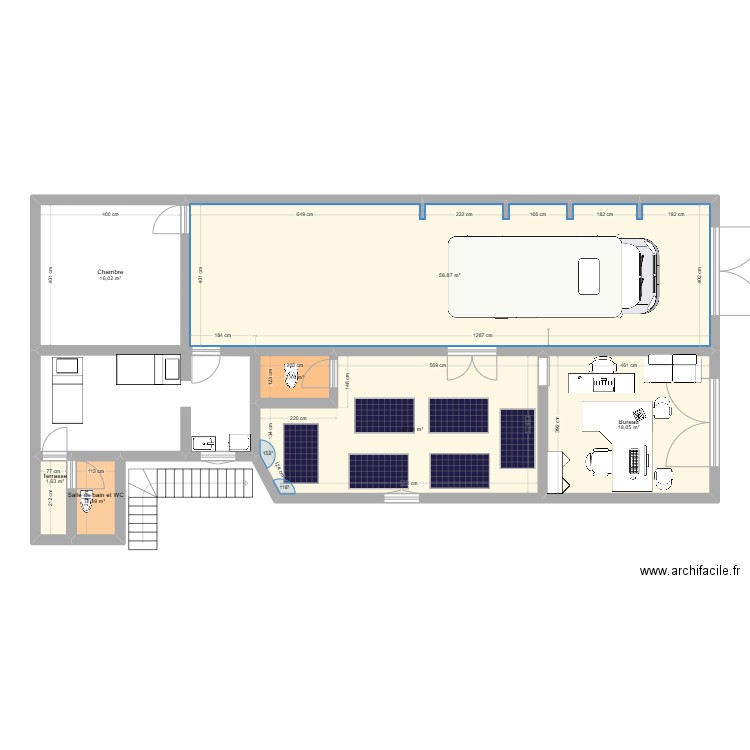 SEMA 02. Plan de 7 pièces et 127 m2