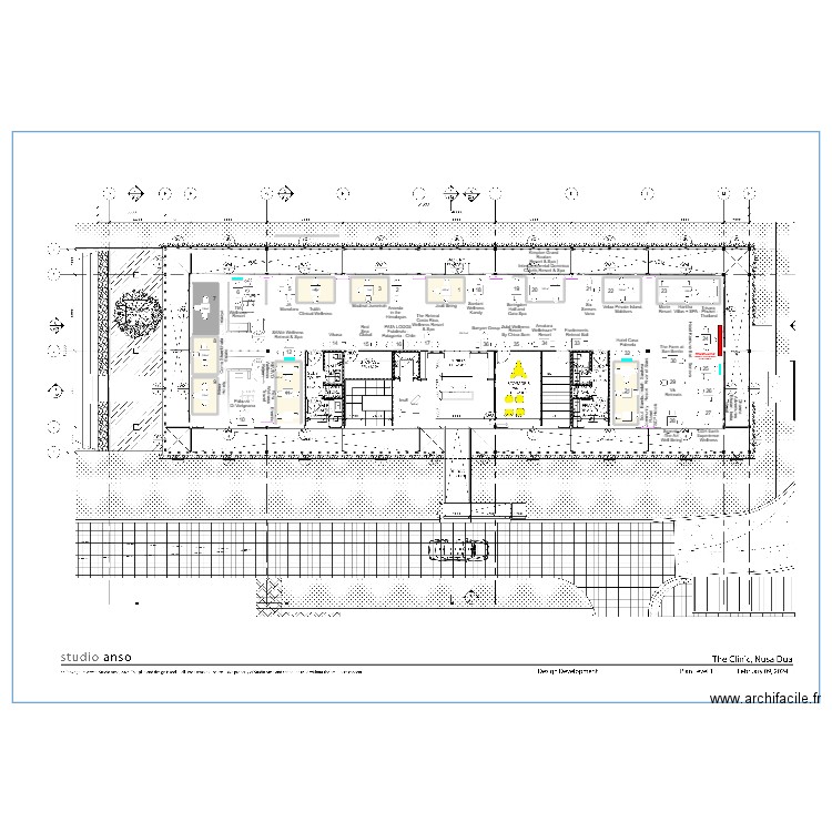 Synergy Exhibitor Village V9. Plan de 14 pièces et 421 m2