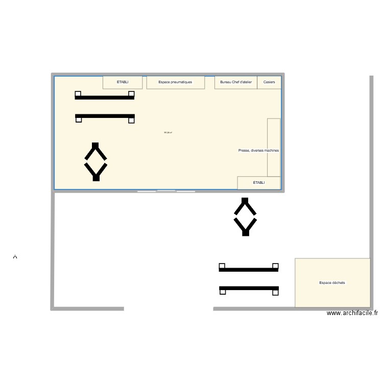 Plan garage pwz. Plan de 1 pièce et 191 m2