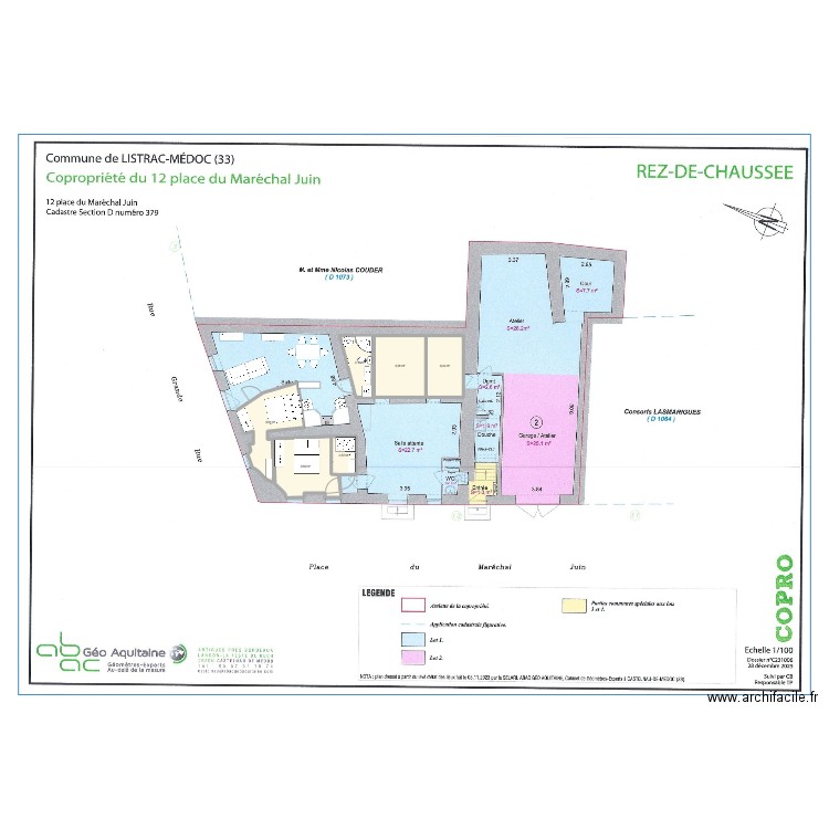 1234. Plan de 6 pièces et 41 m2