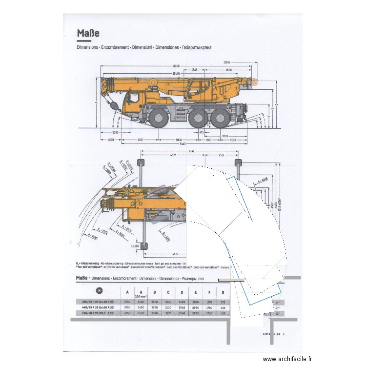 PLAN LTM 1055 .1. Plan de 0 pièce et 0 m2