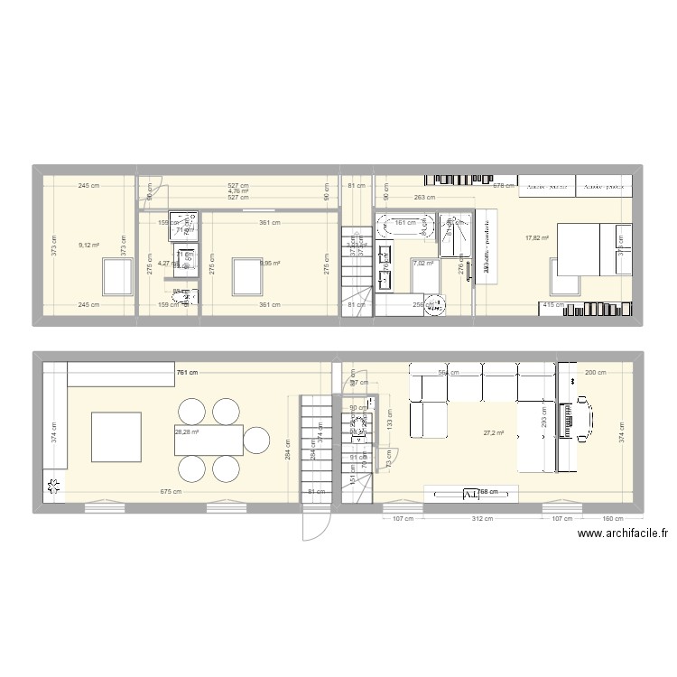 future appart esc milieu 1. Plan de 10 pièces et 113 m2