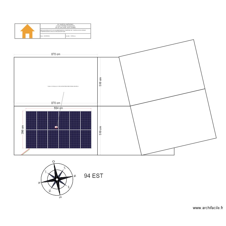 GARCIA ANTHONY. Plan de 0 pièce et 0 m2