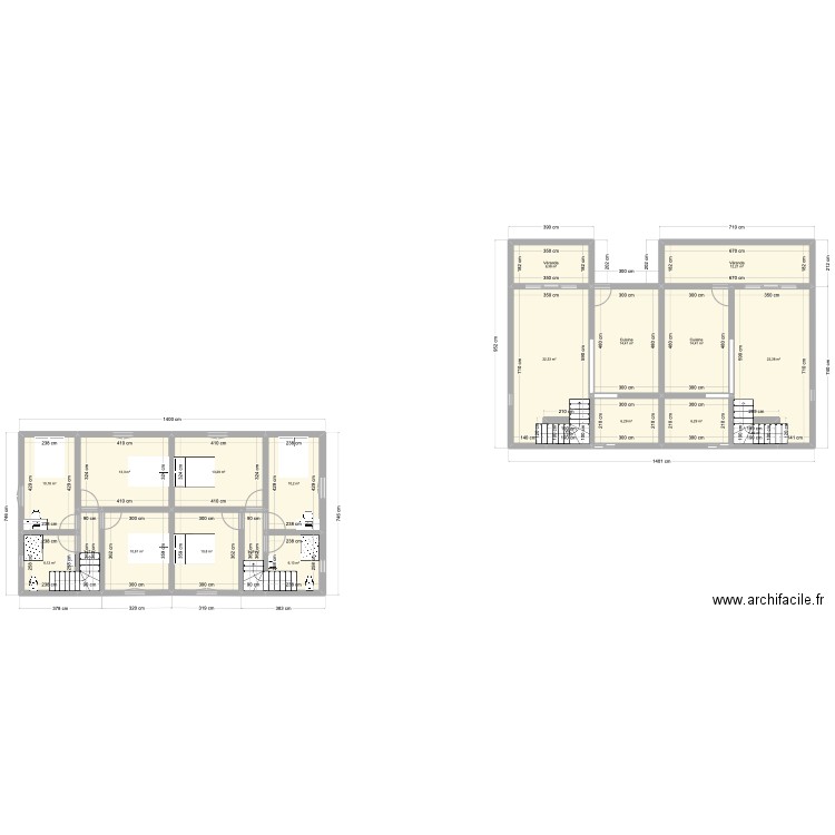 MON KAZE. Plan de 20 pièces et 196 m2