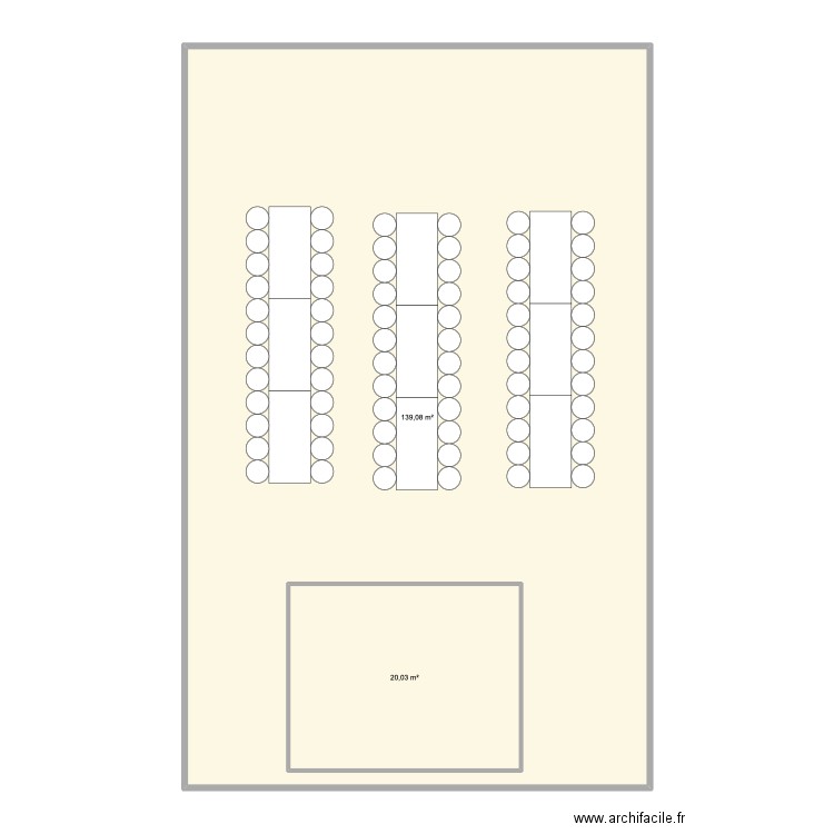 Maryana & Steven. Plan de 2 pièces et 180 m2